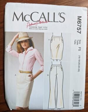 NEW McCalls 6757 Skirt Pants 16-24